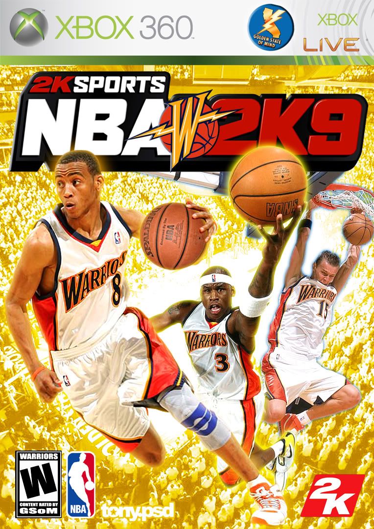 Nba 2k9 Golden State Warriors Variant Cover Golden State Of Mind 